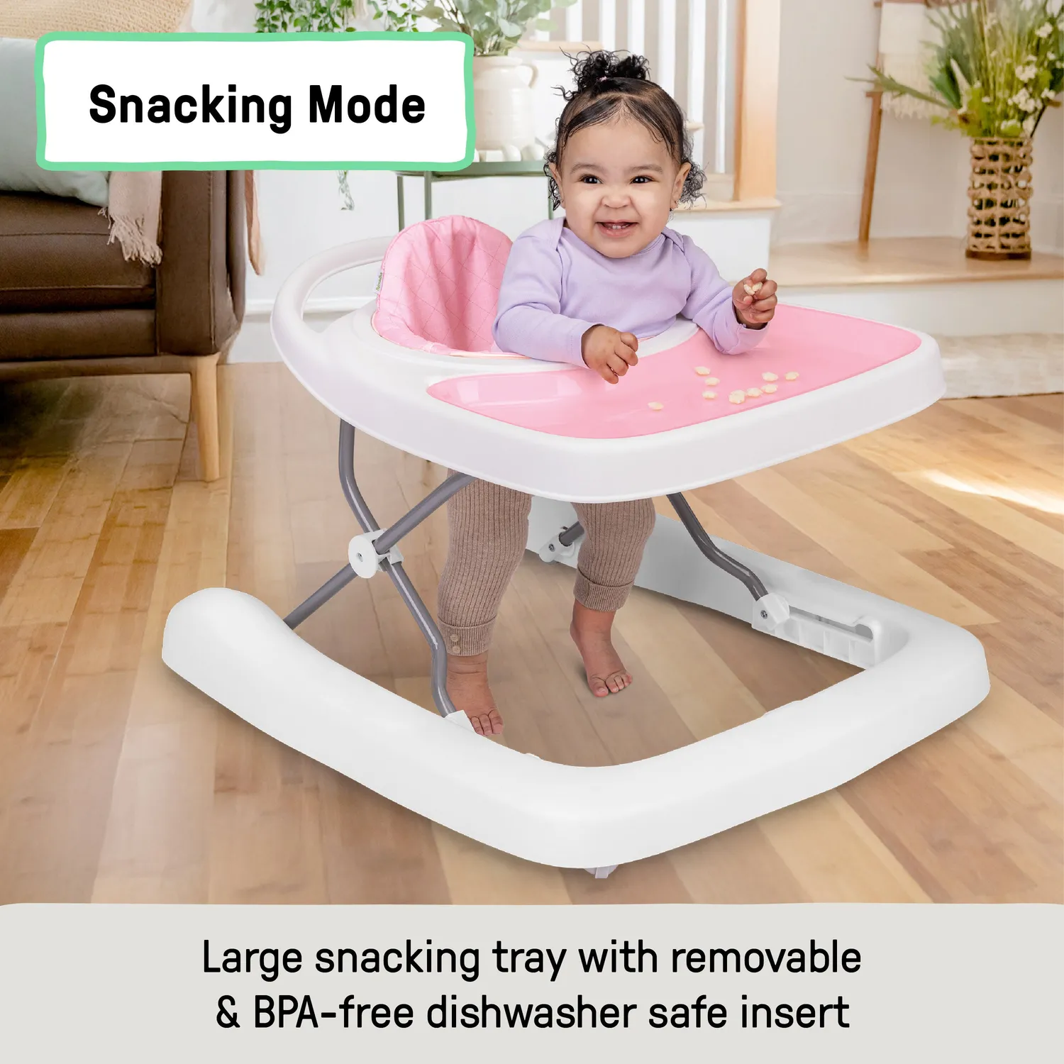 Ingenuity Step & Sprout Lauflerngerät 3-in-1 First Forest Pink