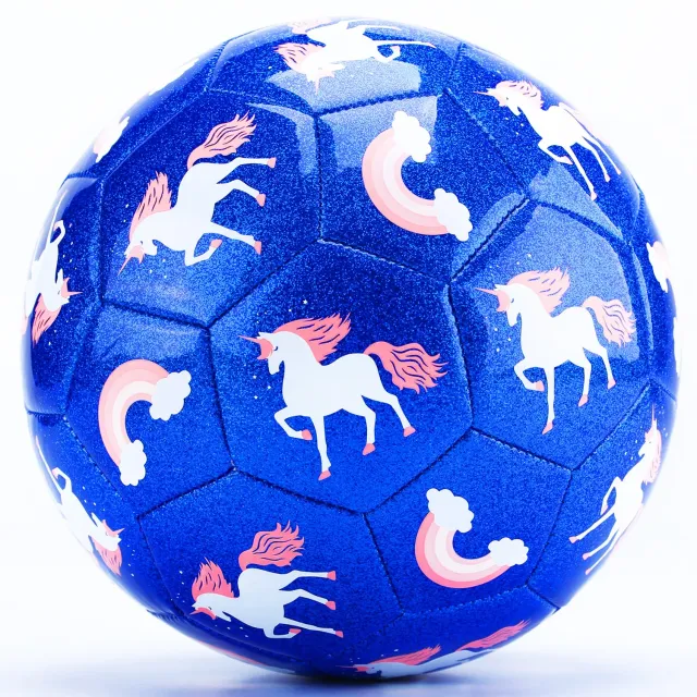 hahaland Fußball Größe 3 Glitzer mit Pumpe