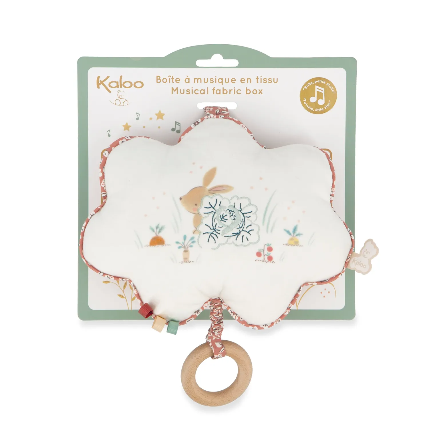 Kaloo Petites Chansons Spieldose Maus Modern zimtweiß