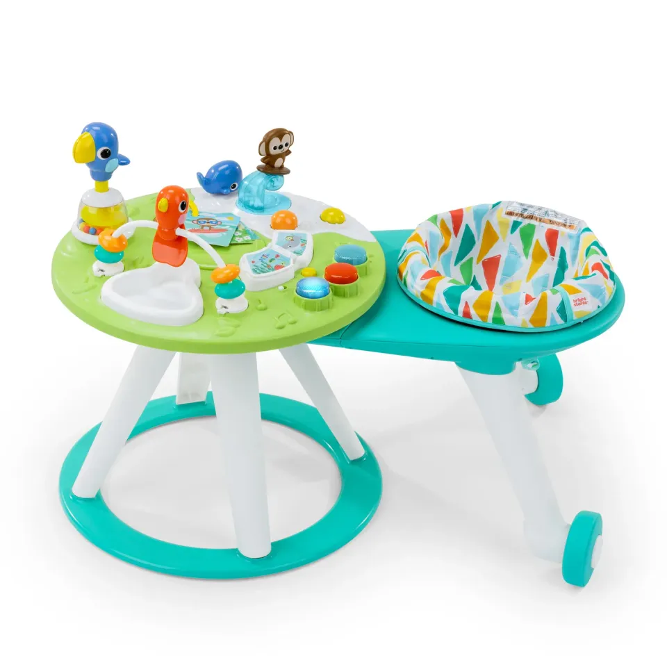 Bright Starts Around We Go 2-in-1 Aktivcenter Tropic Cool