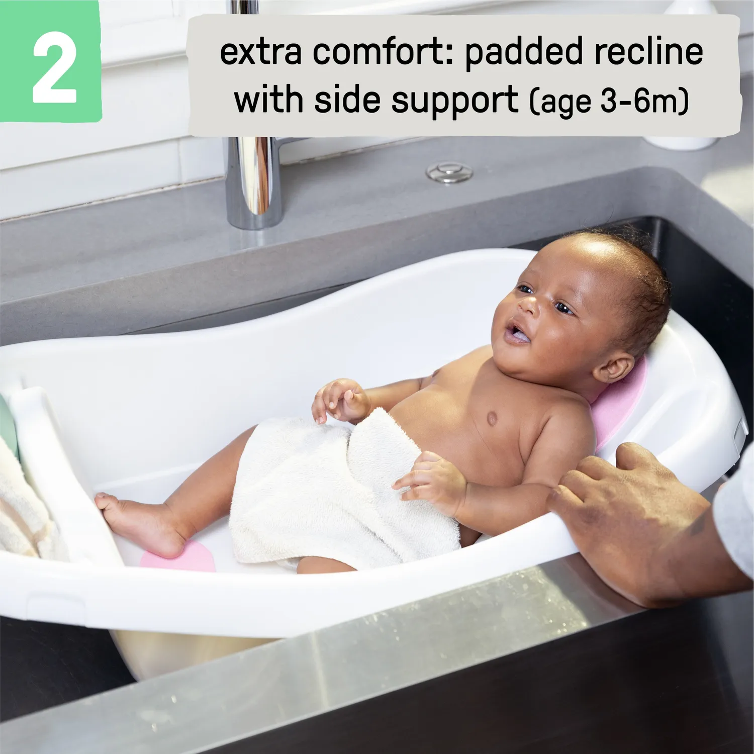 Summer Comfy Clean Deluxe Babybadewanne 0-24 Monate