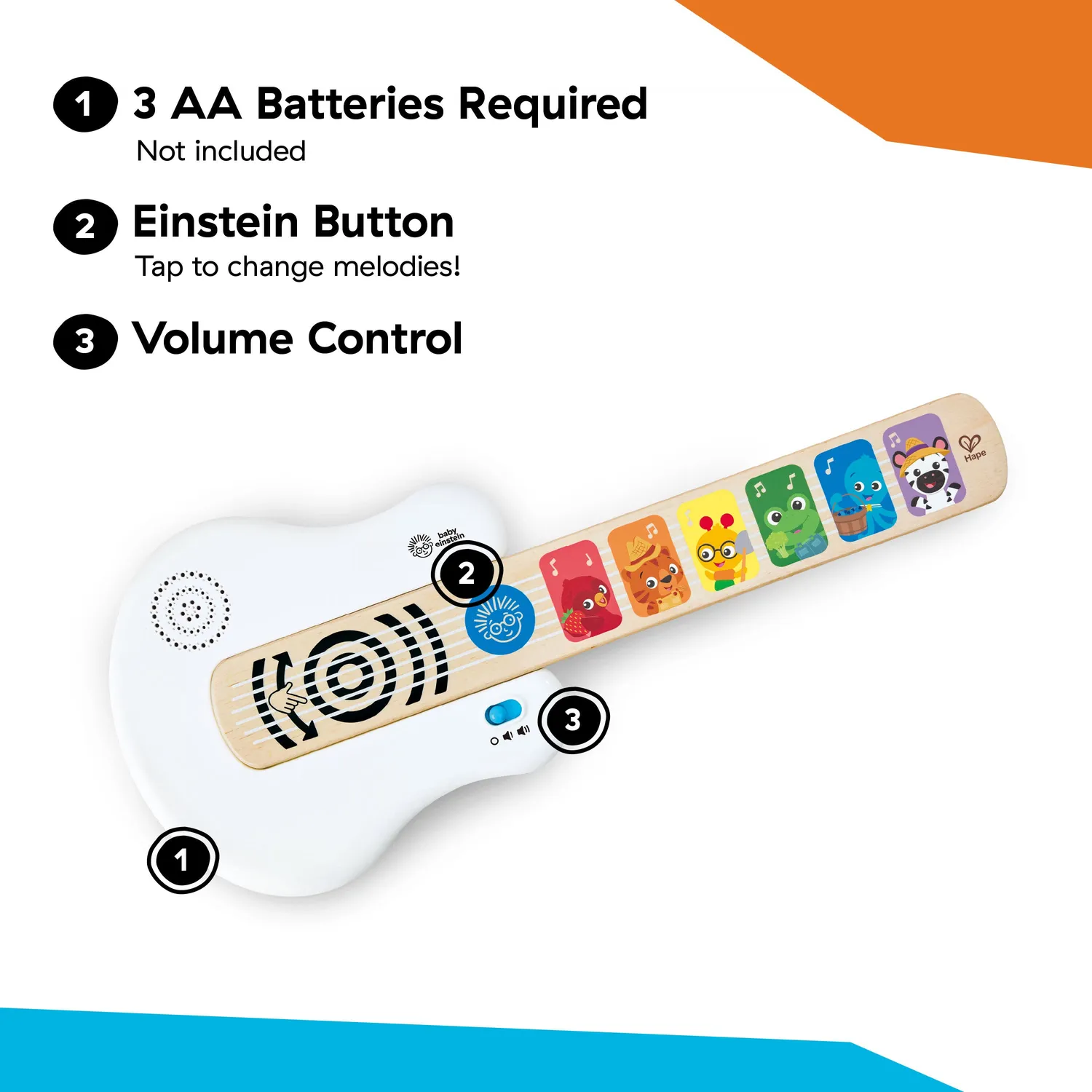 Baby Einstein Rock & Strum Magic Touch Gitarre ab 6 Monate
