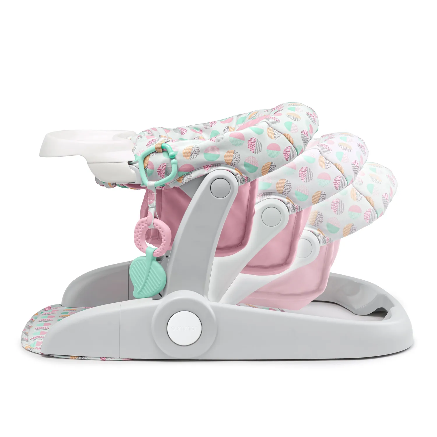 Summer Learn-to-Sit Sweet-and-Sour Babysitz Pink 3-Positionen