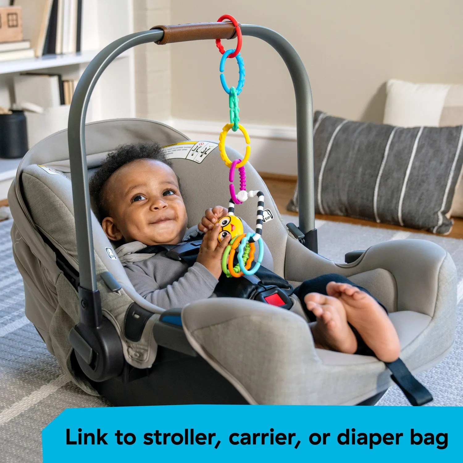 Baby Einstein Cal's Connectors Greifringe 8 Stück bunt