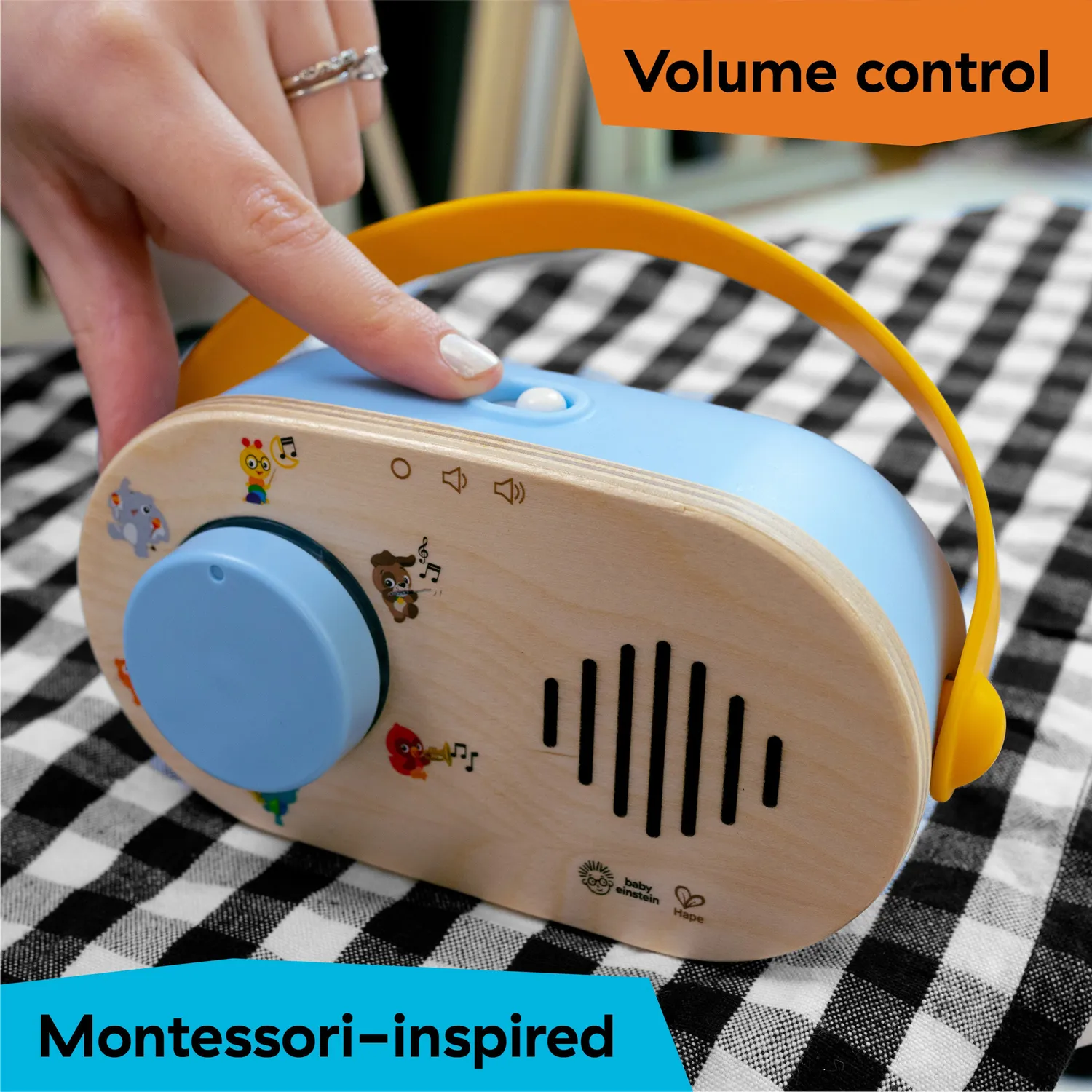 Baby Einstein Discovery Radio Musikspielzeug Holz