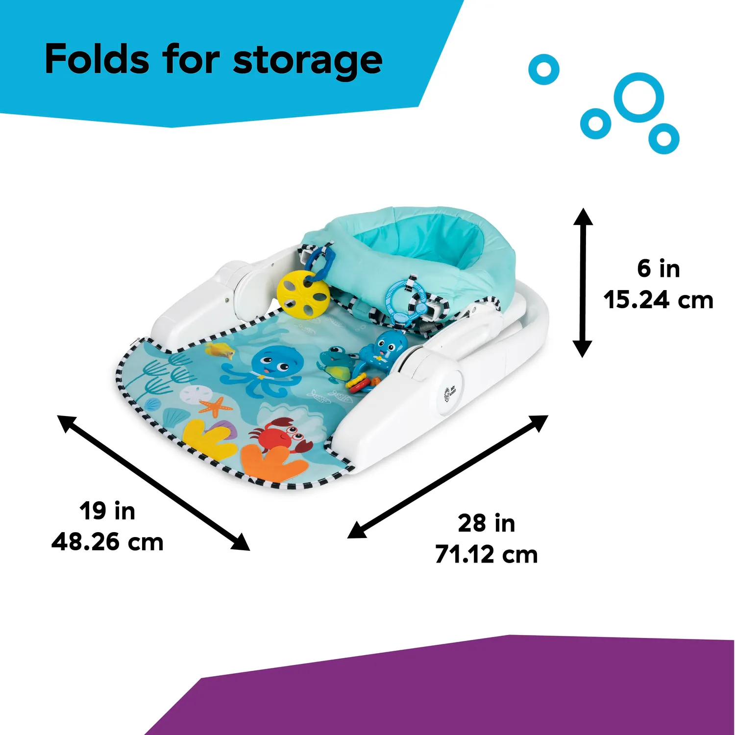 Baby Einstein Sea of Support Bodensitz 2-in-1 4-12 Monate