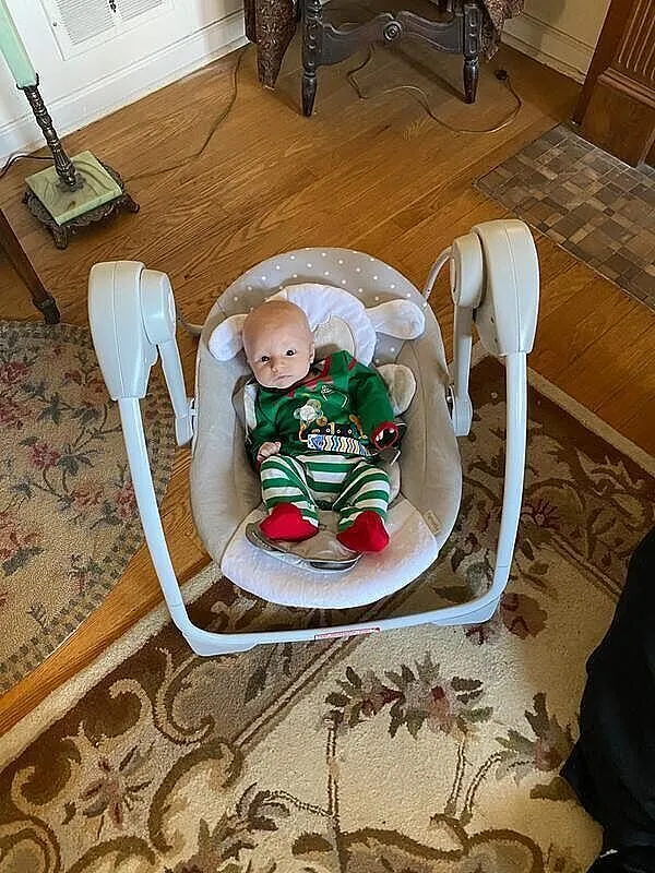 Ingenuity Comfort 2 Go Babyschaukel Cuddle Lamb tragbar