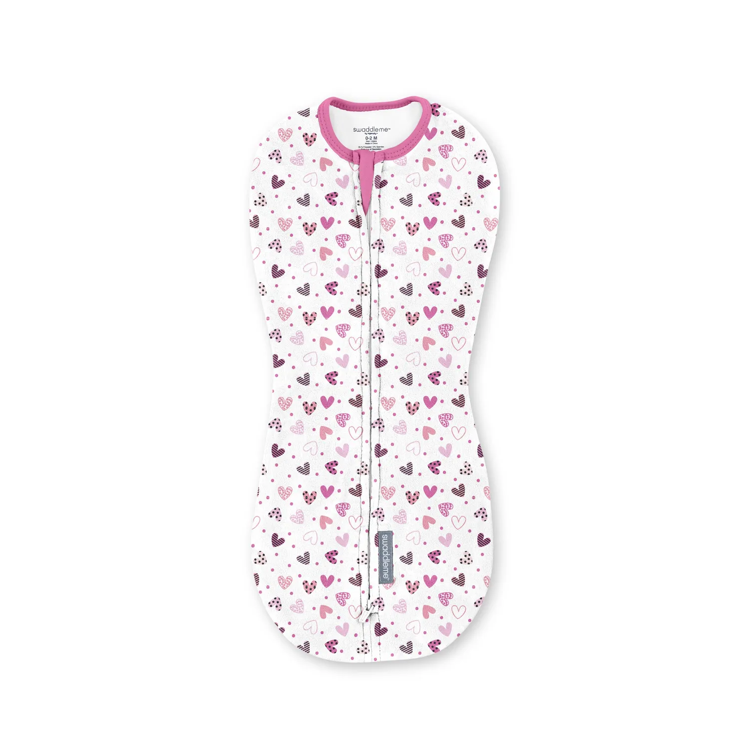 SwaddleMe Pod I Heart You Pucksack SM 0-3 Monate 2er 1,0 TOG