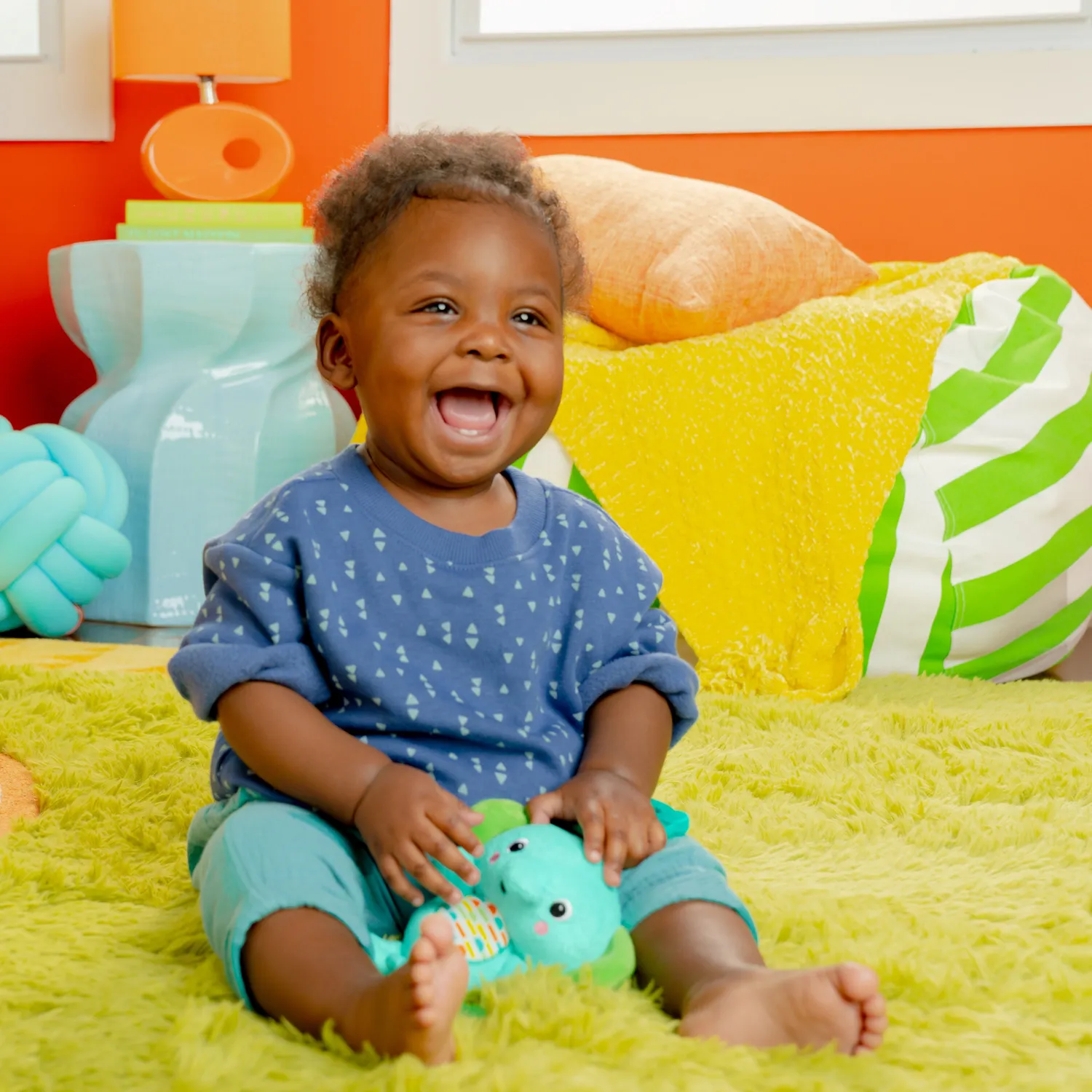 Bright Starts Tug Tunes Elefant Musikspielzeug mit Clip