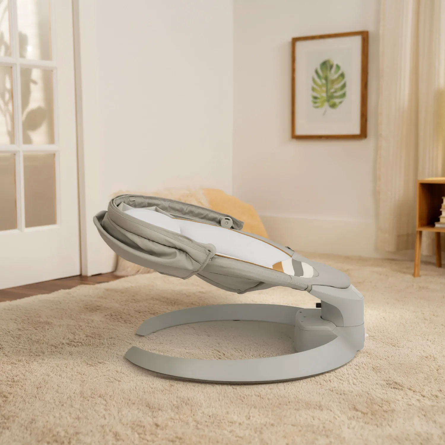Ingenuity Inlighten Bounce & Sway Babyschaukel Pebble Shore Bluetooth