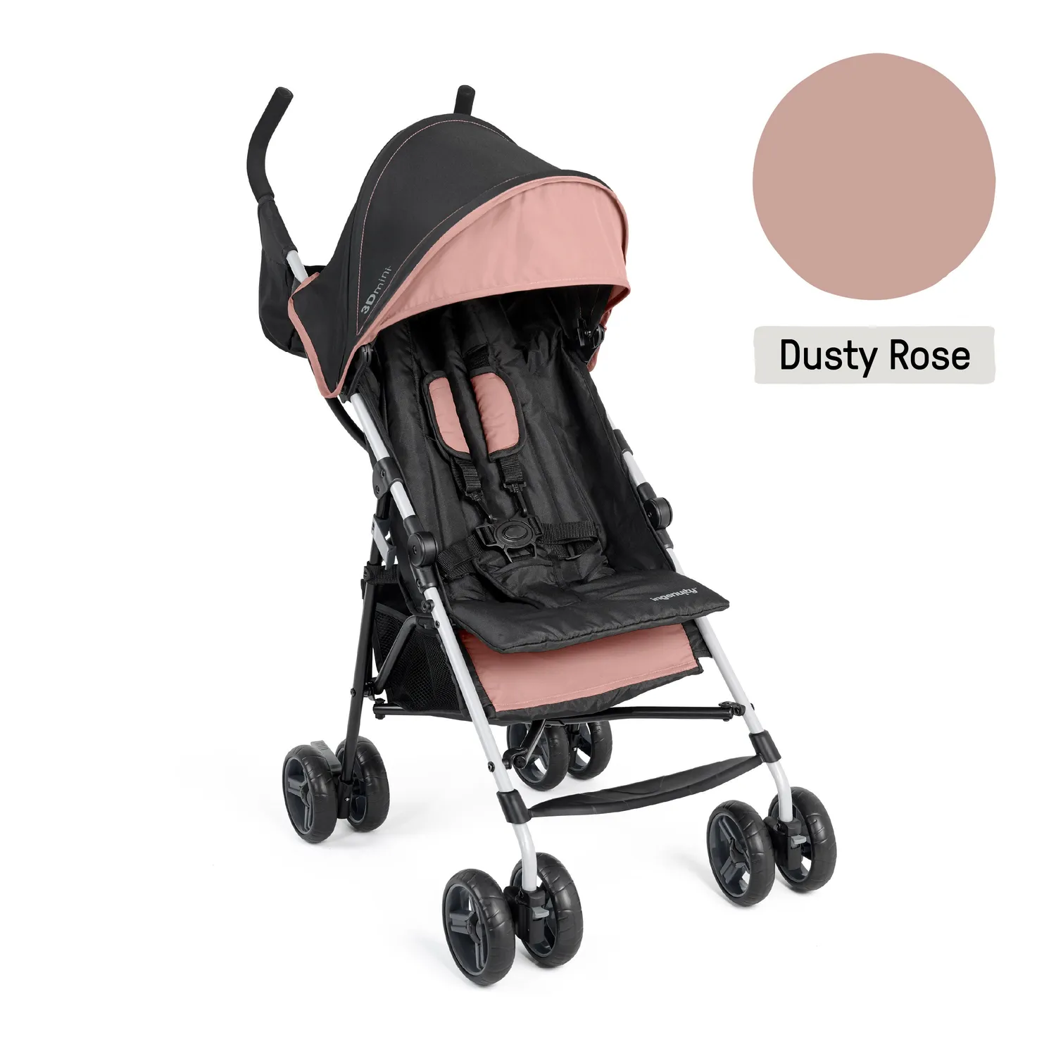 Ingenuity 3Dmini Buggy Dusty Rose Leicht 5-Punkt-Gurt
