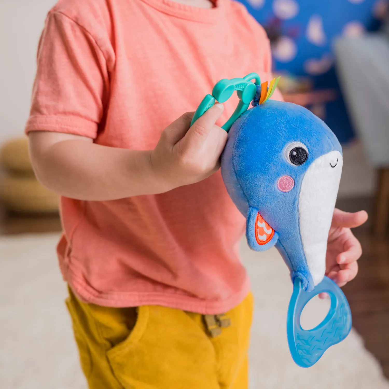 Bright Starts Whale-a-roo Kuscheltier Wal Vibration