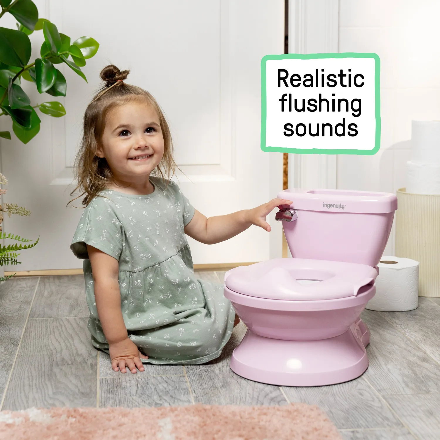 Ingenuity My Size Potty Pro Töpfchen Pink verstellbar
