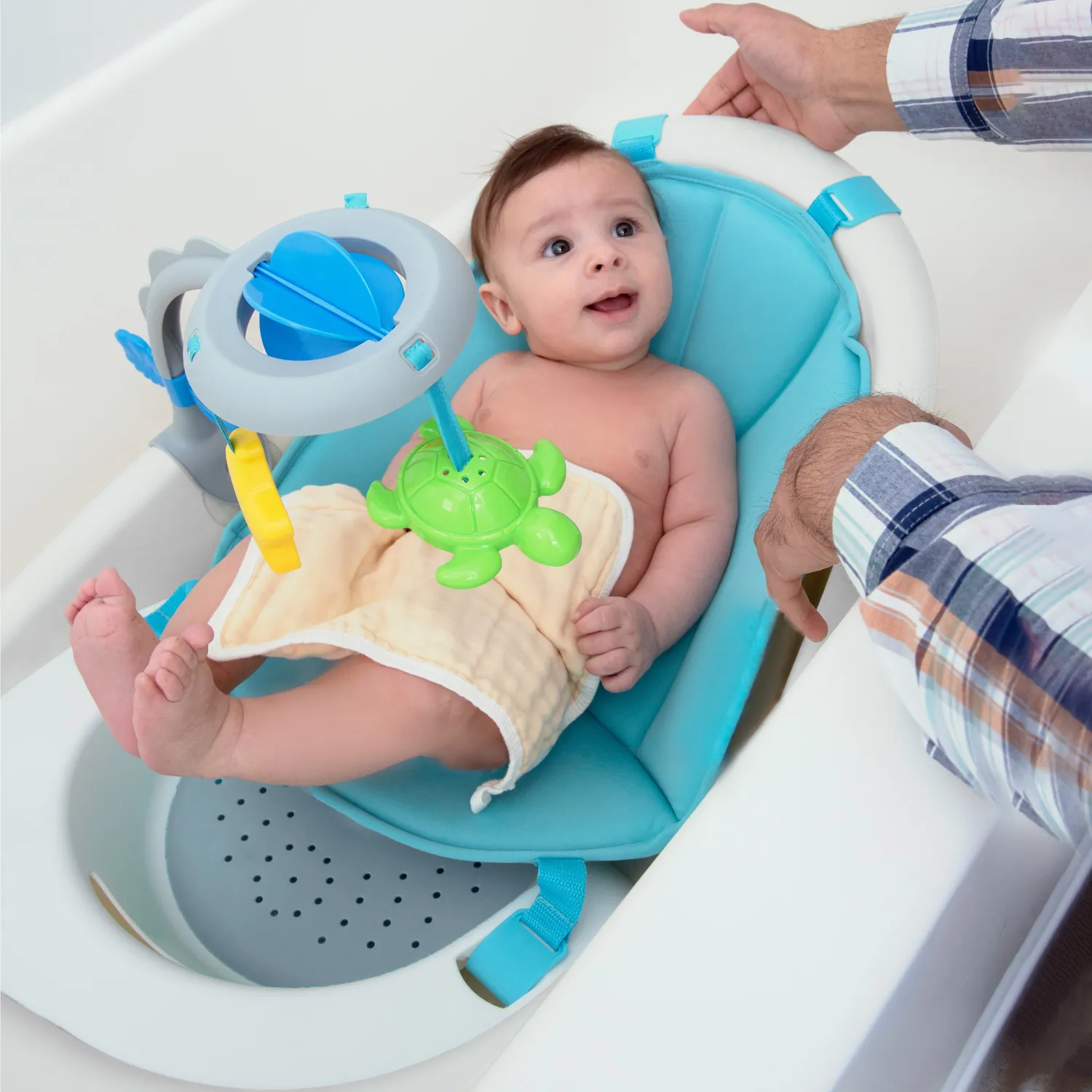 Summer Infant Gentle Support Babybadewanne mit Spielzeug