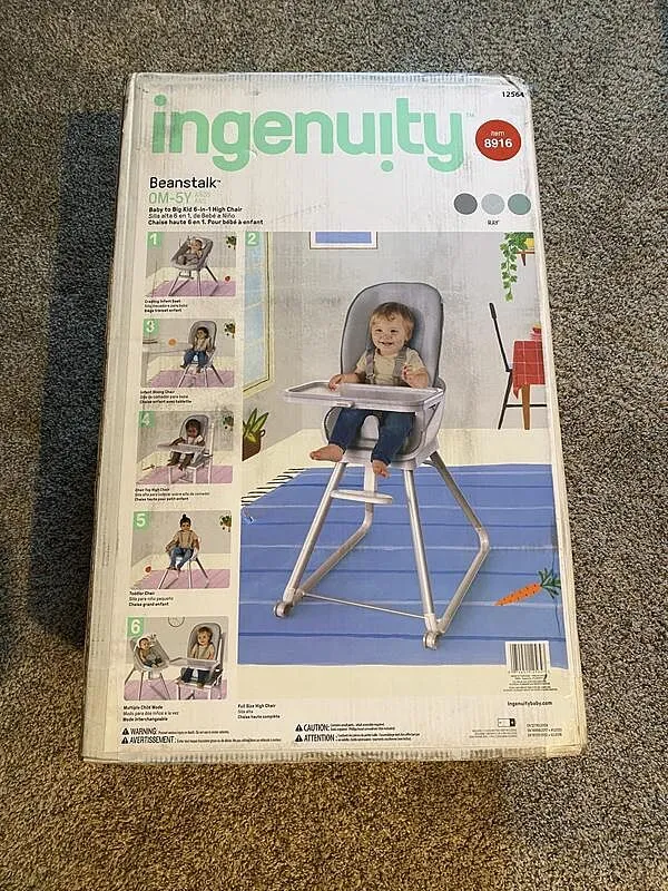 Ingenuity Beanstalk 6-in-1 Hochstuhl Ray mitwachsend