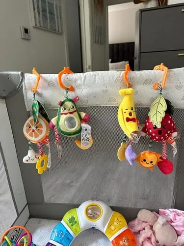 TUMAMA Hänge Plüschrassel Früchte 4er Set