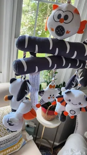 TUMAMA Black White Mobile Hängespielzeug Schwarz-Weiß