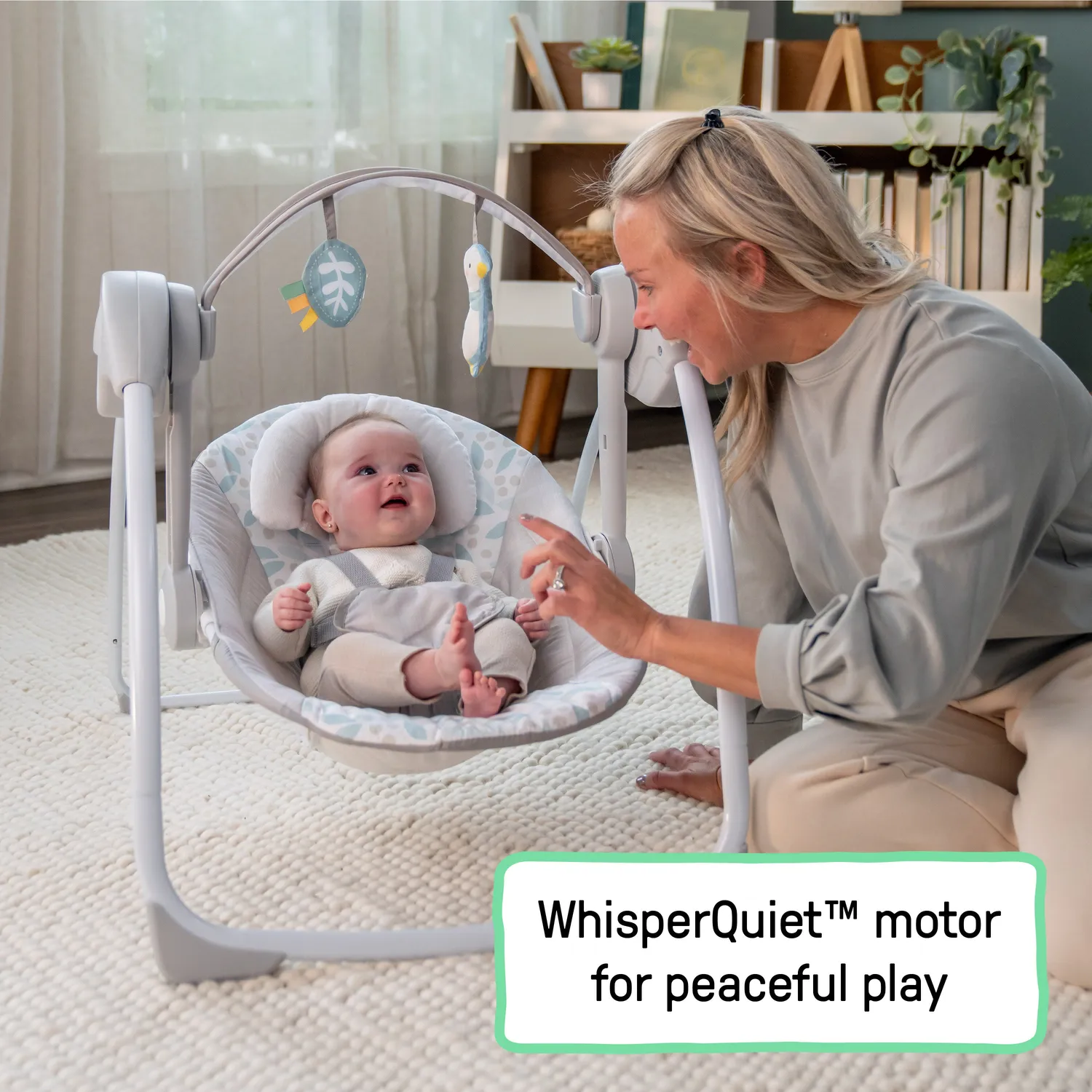 Ingenuity Comfort 2 Go Babyschaukel Endless Bloom faltbar