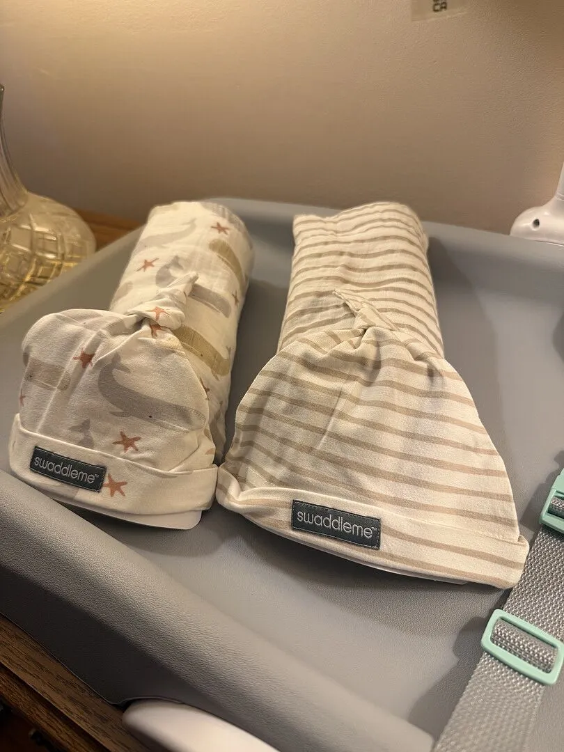 SwaddleMe First Moments Musseldecke & Mütze Set 4-tlg oeko-tex