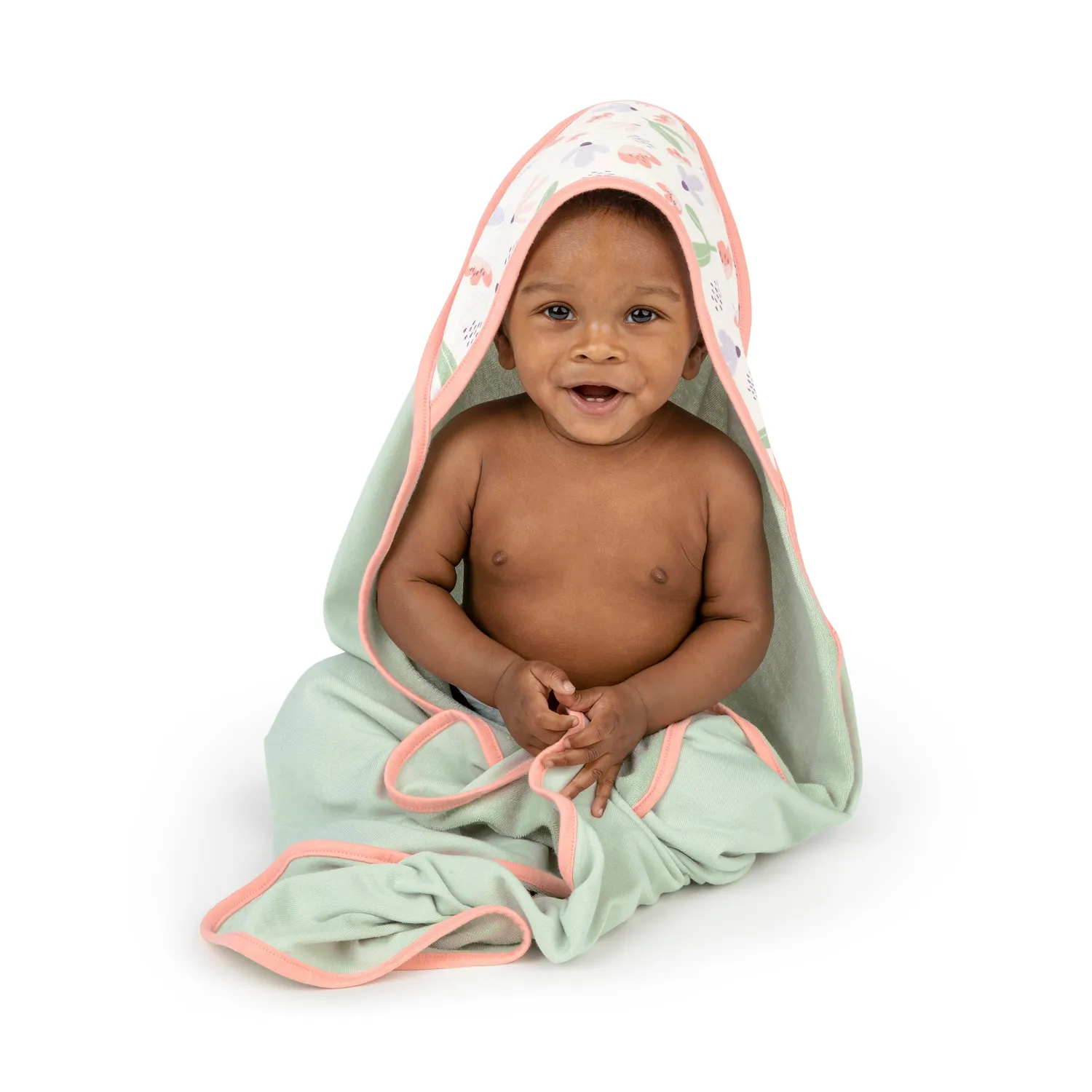 Ingenuity Clean & Cuddly Badetuch-Set 3 Handtücher 6 Waschlappen