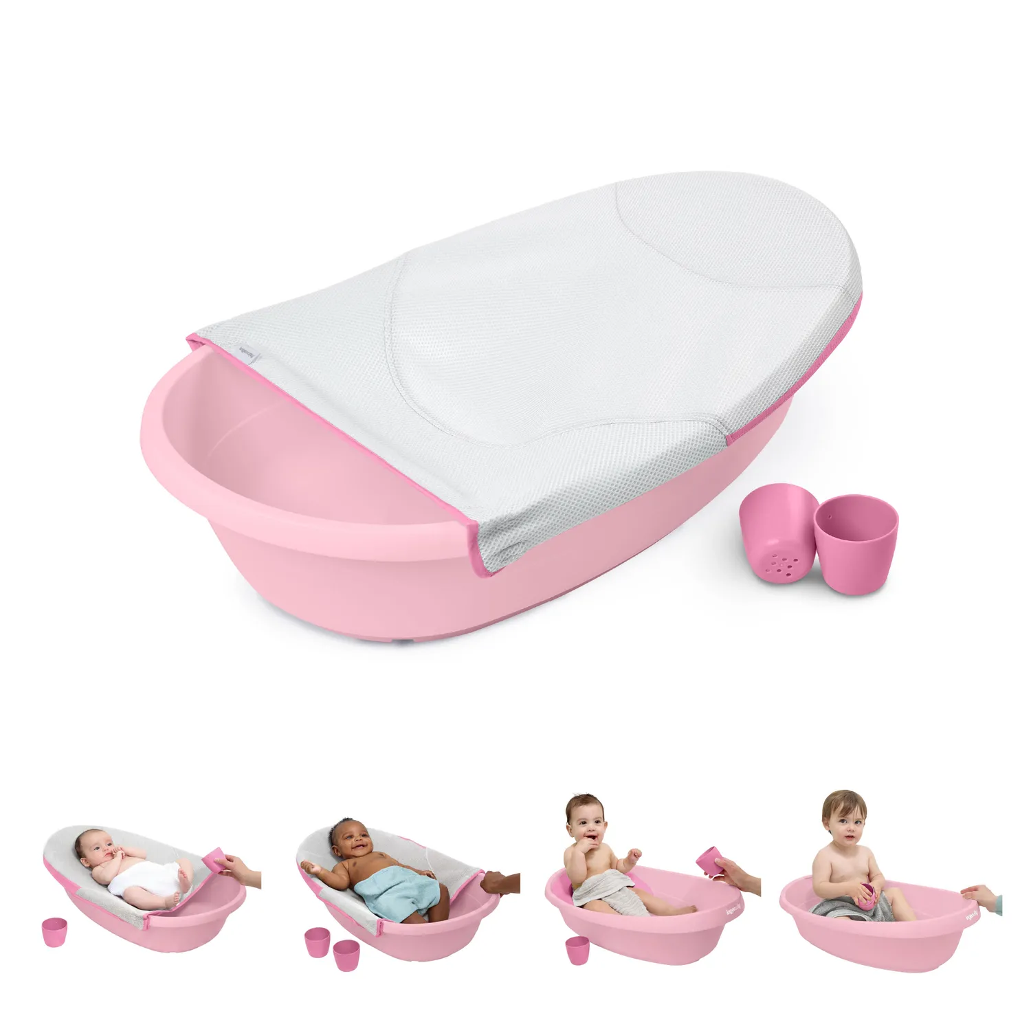 Ingenuity Room to Soak Babybadewanne 4in1 Pink