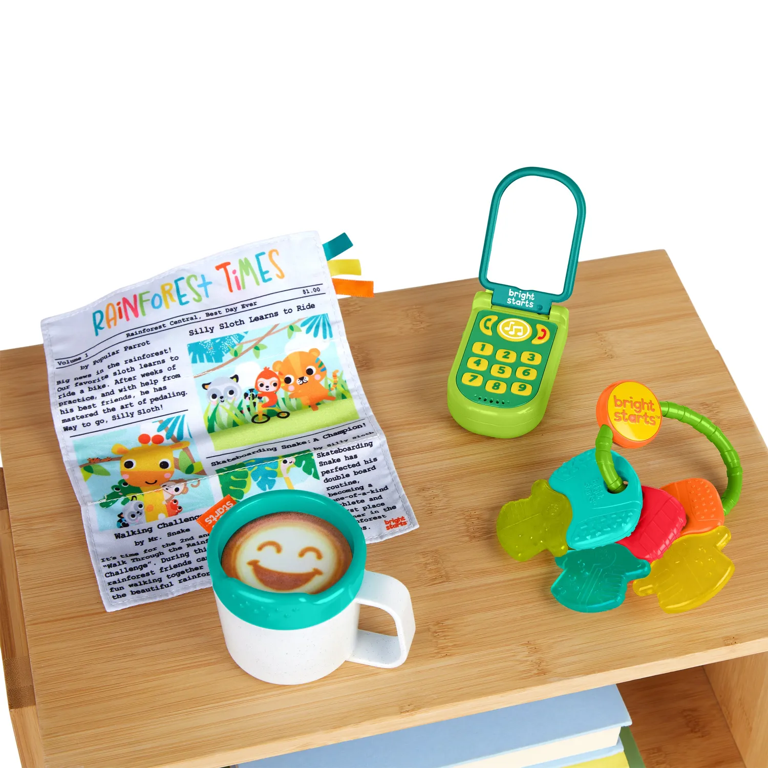 Bright Starts Morning Routine Spielset 4-teilig ab 3 Monate