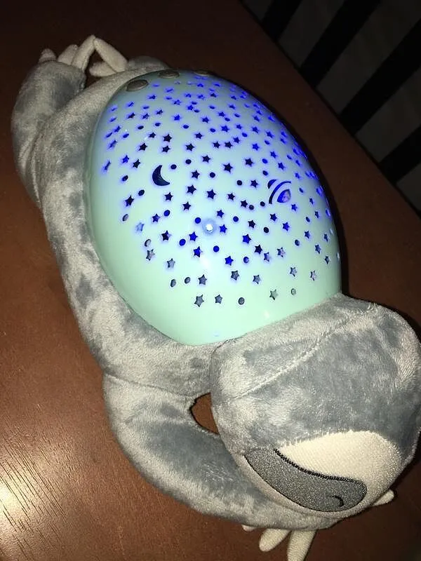 SwaddleMe Slumber Buddies Elefant Nachtlicht grau-mint