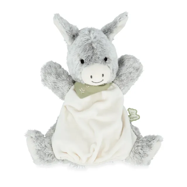 Kaloo Les Amis Regliss Esel Handpuppe Kuscheltier 24 cm grau
