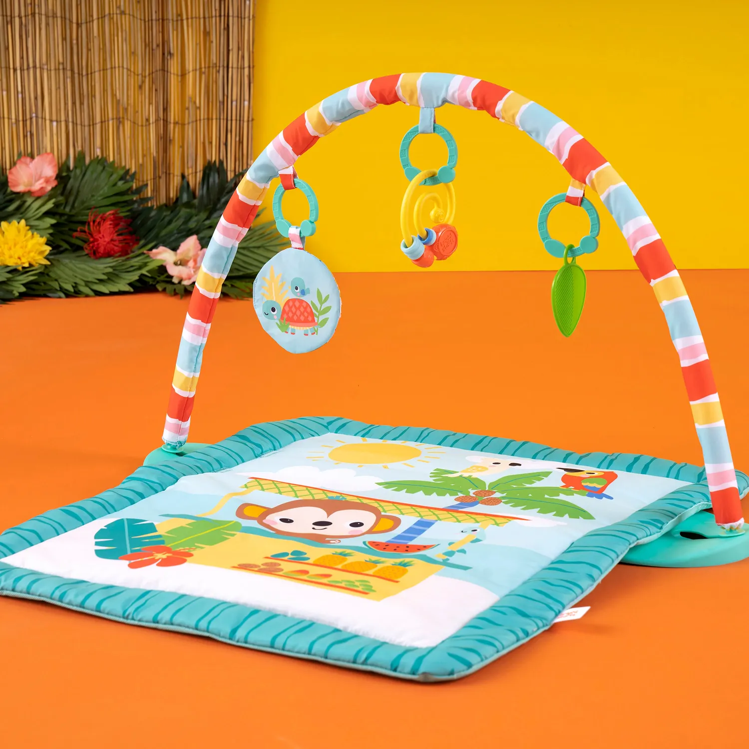 Bright Starts Tiki Toy Bar Spielmatte mit Spielbogen