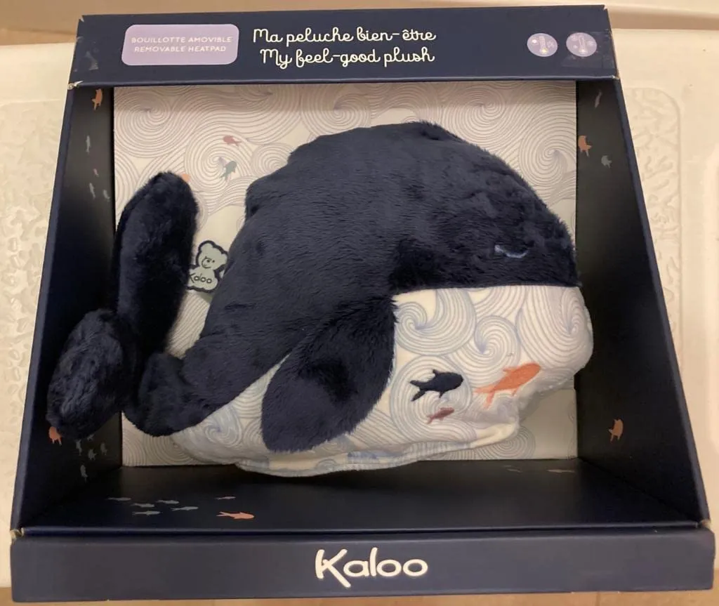 Kaloo Petit Calme Oktopus Kuscheltier-Wärmflasche orange 29 cm Lavendel
