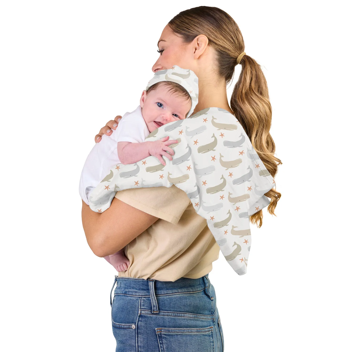 SwaddleMe First Moments Musseldecke & Mütze Set 4-tlg oeko-tex