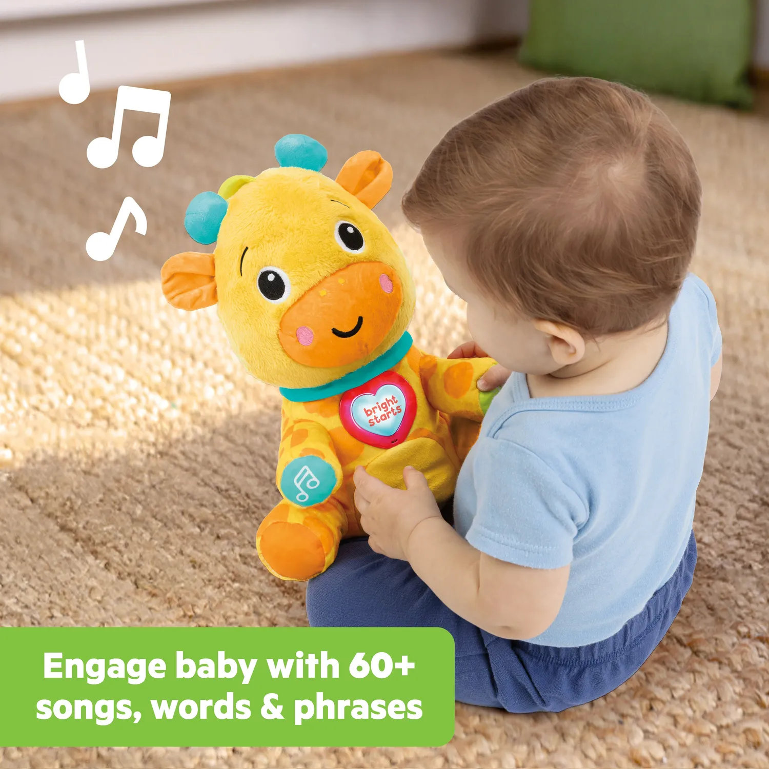 Bright Starts Chat & Cuddle Plüsch-Giraffe Musik