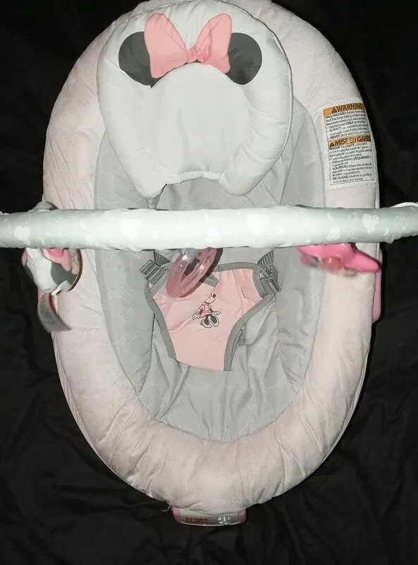 Bright Starts Minnie Rosy Skies Babywippe rosa