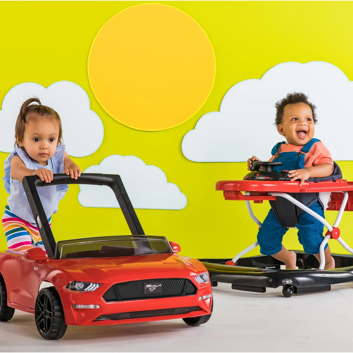 Bright Starts Ford Mustang Lauflernwagen 4-in-1 rot