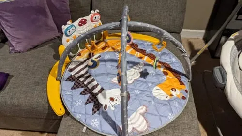 TUMAMA Baby Play Gym TM243 Spieldecke Tiger Klavier