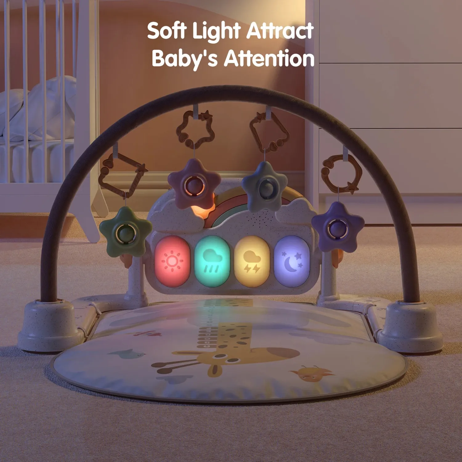 TUMAMA TM240 Spielbogen Babygym mit Fernbedienung