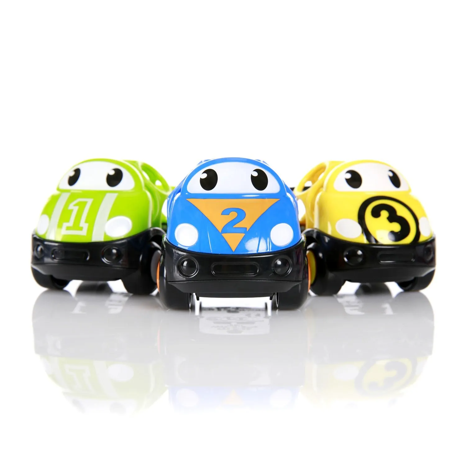 Bright Starts Go Grippers Rennwagen Spielautos 3er-Set greifbar