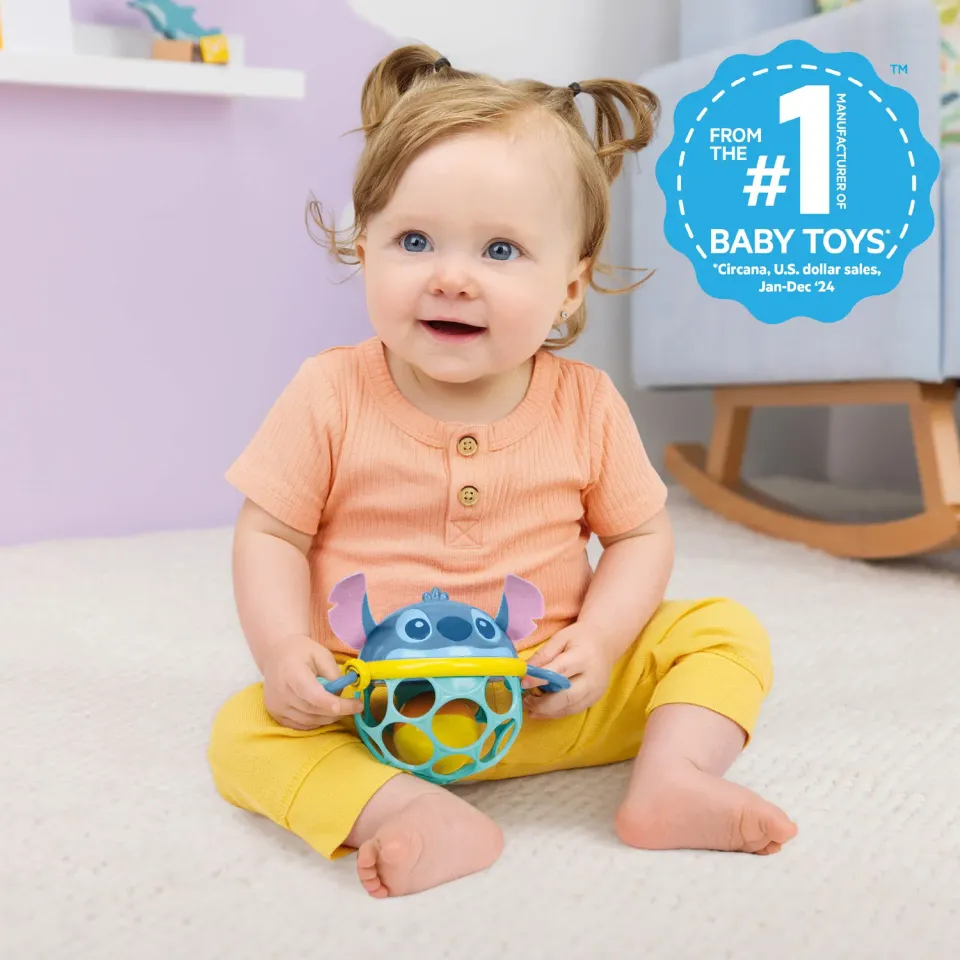 Bright Starts Disney Baby Stitch Oball Rassel Jingle