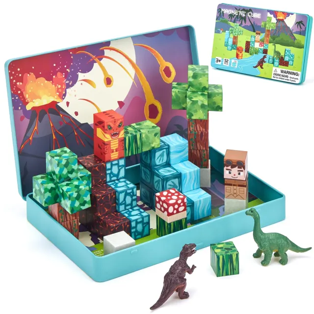 hahaland Mini Magnetic Blocks Magnetbausteine 50er Reiseset