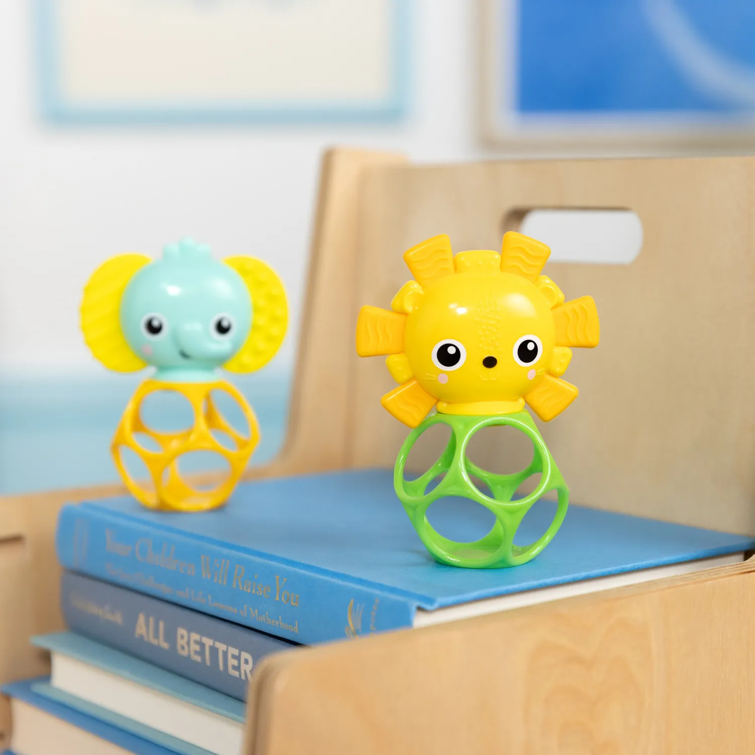 Bright Starts Soother Pals Beissspielzeug 2er Pack flexibel