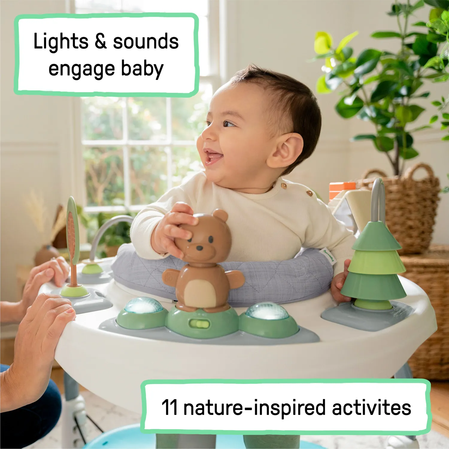 Ingenuity Spring Sprout 2-in-1 Jumper Spielcenter verstellbar