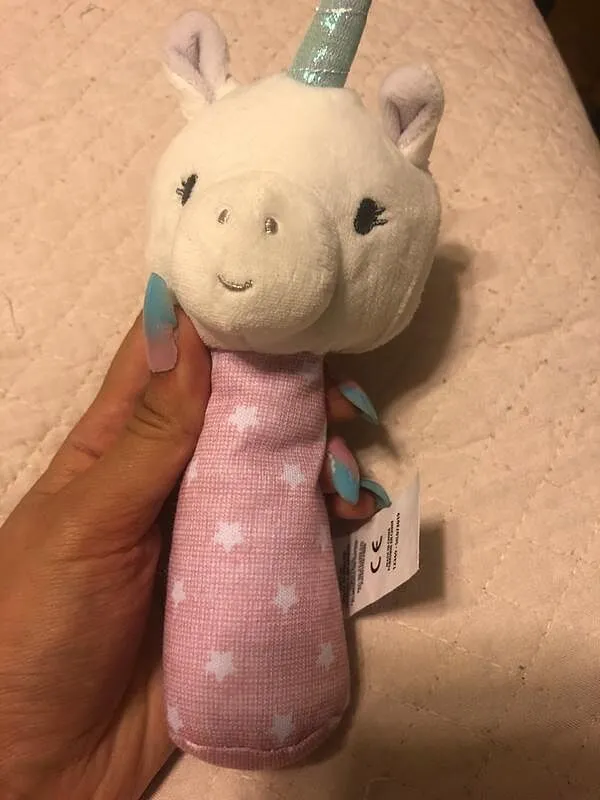 Ingenuity Shimmy Einhorn Stabrassel Plüsch sanft