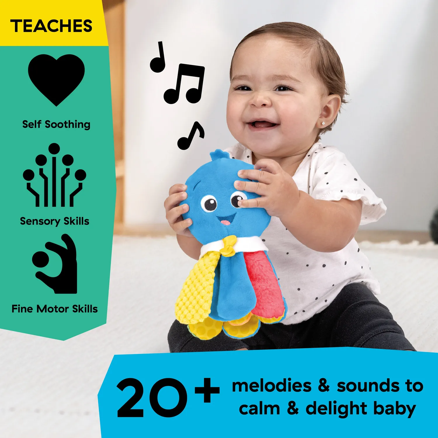 Baby Einstein Take Along Opus Beruhiger Oktopus