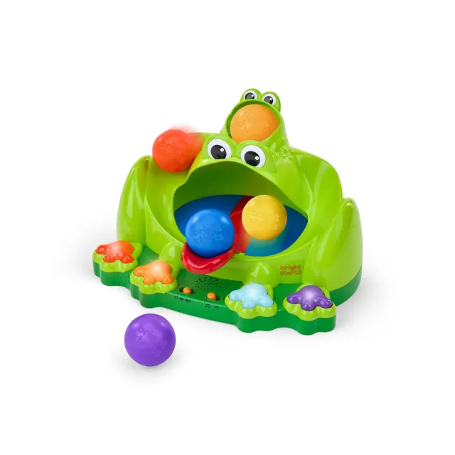 Bright Starts Poppin Ball Frosch Ballspielzeug ab 6 Monate