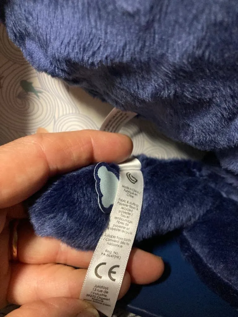 Kaloo Petit Calme Oktopus Kuscheltier-Wärmflasche orange 29 cm Lavendel