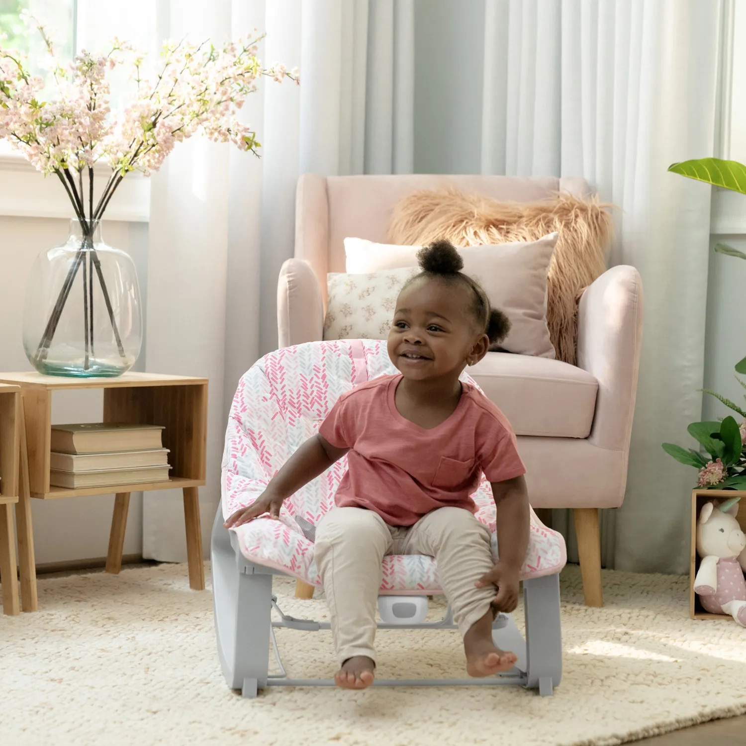 Ingenuity Keep Cozy 3-in-1 Babywippe Lily bis 18 kg