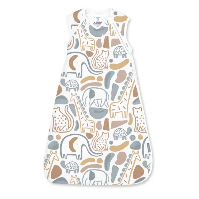 SwaddleMe by Ingenuity Night Sack Schlafsack Jolly Jungle Baumwolle