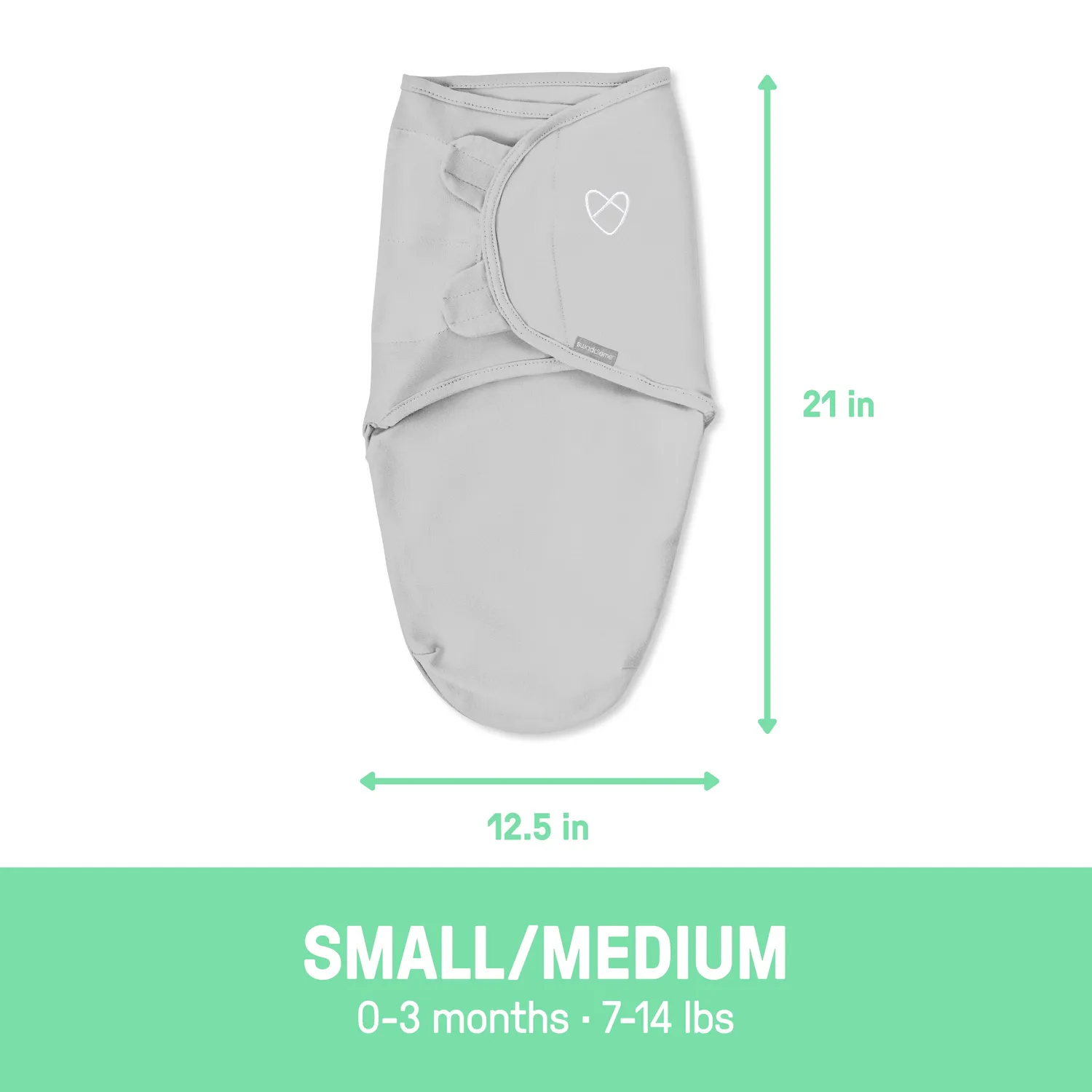 SwaddleMe Original Pucktuch SM 0-3 Monate 3er XO Baumwolle