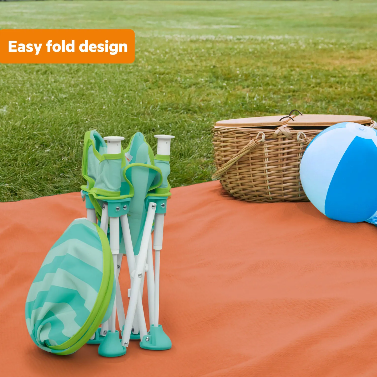 Bright Starts Pop N Sit Cabana Sitzerhöhung Teal UPF50+