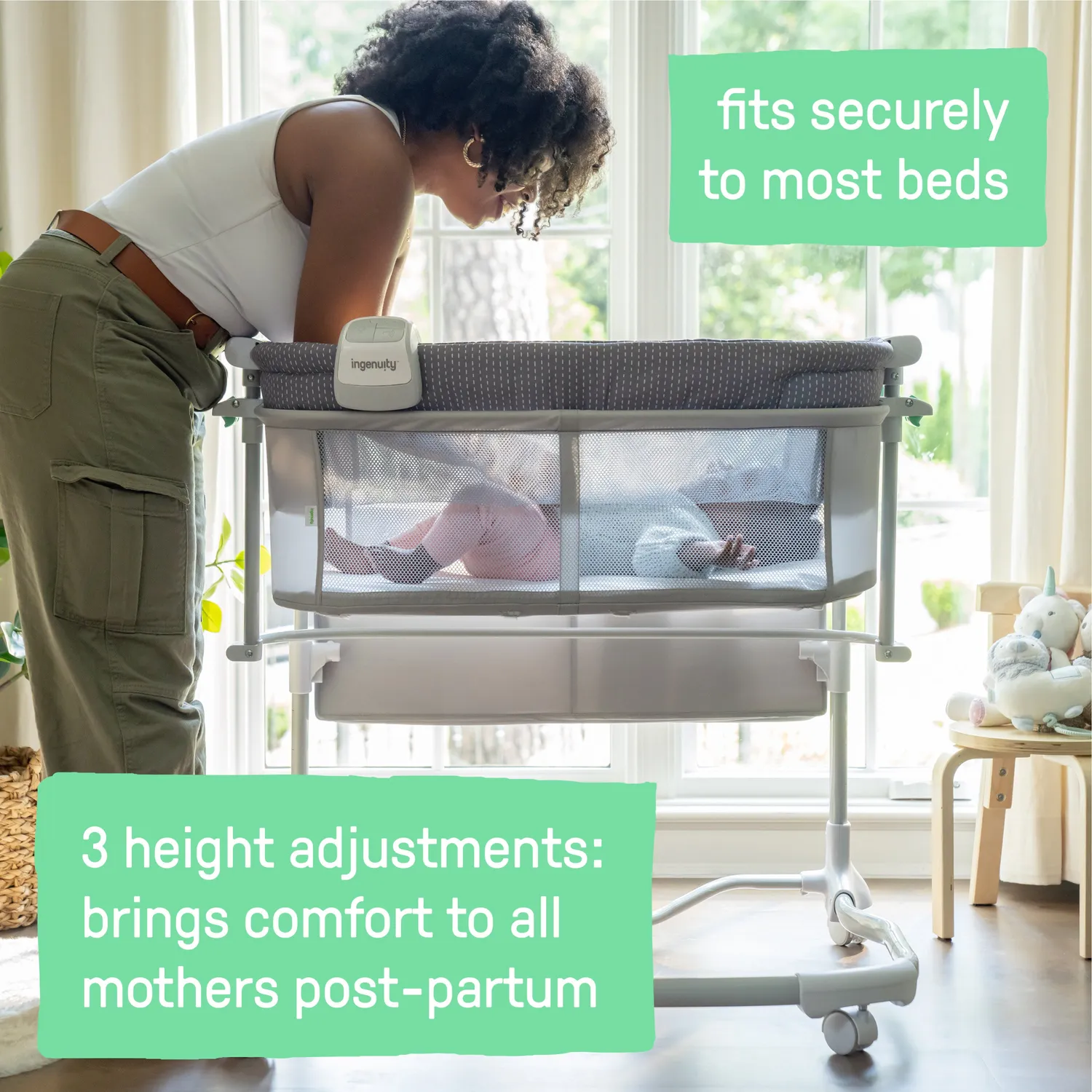 Ingenuity Dream Grow Handstitch Beistellbett AirLoom